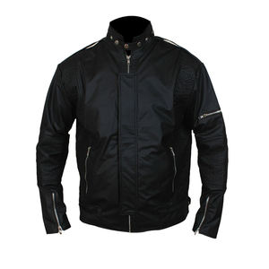 2021 Manteaux de mode Coupe-Vent à Manches Longues Hommes Vestes En Cuir de Moto - Product Image 4