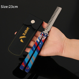 <span class=keywords><strong>Precio</strong></span> de fábrica <span class=keywords><strong>Valorant</strong></span> Fearless Contract Night Dew Comb Mano 23CM <span class=keywords><strong>Cuchillo</strong></span> Peine Modelo Aleación Juguete - Product Image 5
