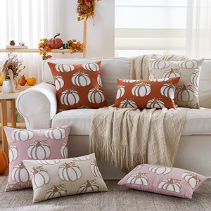 Bán Buôn Jacquard Đệm Bìa Trang Trí Gối Sofa Gối Bìa Màu Đỏ 45x45Cm Gối Trường Hợp - Product Image 3