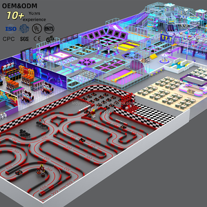 Parco Giochi al Coperto Ledi Commercial da 2000 mq con Trampolini per Bambini, Capacità Massima 700 Persone, Area Interattiva Morbida per Fitness e Salto - Product Image 1
