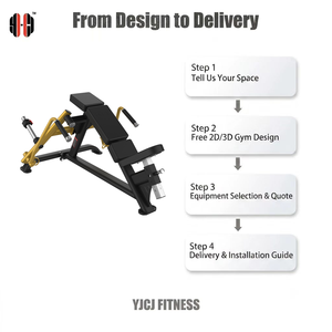 Machine de <span class=keywords><strong>musculation</strong></span> professionnelle pour pectoraux inclinée en acier série YJCJ K564, prête pour les projets commerciaux - Product Image 2