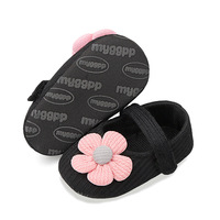 Sepatu Bayi Wol Motif Bunga Kecil Grosir Usia 0-1 Tahun Alas Lembut Anti Jatuh Desain Putri untuk Anak Perempuan Musim Semi Gugur