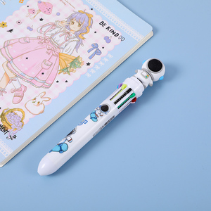 Kids Stationery <b>Cheap</b> Wholesale Beautiful Animal Cartoon Shaped Silicone Multicolor Ballpoint <b>Pen</b> 10 Color <b>Pen</b> - Product Image 5