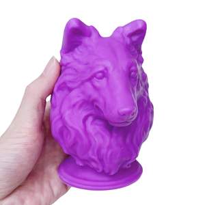 Lindo molde de silicona para perros, resina de <span class=keywords><strong>Border</strong></span> <span class=keywords><strong>Collie</strong></span>, velas, yeso, molde de regalo de recuerdo Trofeo de competición para mascotas pastores alemanes - Product Image 1