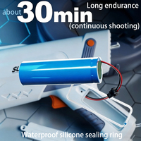 Pistolet à eau électrique rechargeable haute pression 800 ml, design technologique, pour l'été, unisexe, pour l'extérieur – Meilleure vente