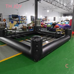 Schneller Versand, Interaktiver Aufblasbarer Boxring für Draußen, Maßgefertigte Kommerzielle Aufblasbare Wrestling-Ring-Spiele - Product Image 4