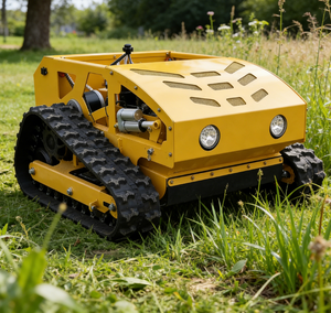 New All-Terrain Slope Lawn <b>Mower</b> <b>Remote</b> <b>Control</b> <b>Tracked</b> Hot Selling Industrial Weed Cutter Zero Turn Gasoline 4-Stroke Engine - Product Image 3