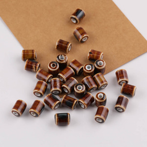 Ceramic Bamboo Joint <b>Beads</b> 8mm Round For Bracelet Making DIY Jewelry Materials <b>Loose</b> <b>Beads</b> Ceramic Craft Supplies - Product Image 3