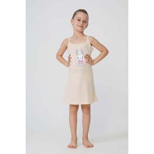 Vestido de tirantes finos sin mangas para niñas Tuni Kids, corte en A, colores variados - Product Image 2