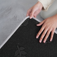 Tapis en fourrure de lapin de haute qualité, couleur unie, lavable en machine, pour salon, chambre à coucher, sol de la maison