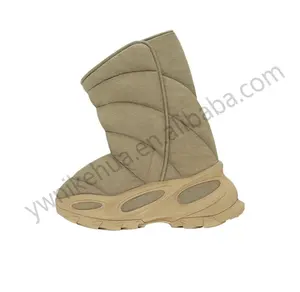 Fashionable New Arrival Winter Warm Boots Khaki Calf Mid Size 36-47 Women's Snow Boots