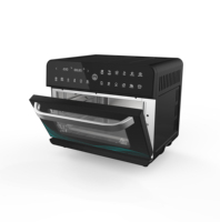 Friteuse à air électrique numérique, appareil de cuisine en acier inoxydable, 25l, grill, rôtissoire, combo