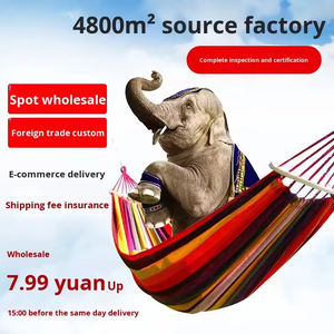 Hamac de <span class=keywords><strong>camping</strong></span> portable pour voyage en plein air, simple ou double, parachute, hamaca, amaca, hamac de rede - Product Image 4