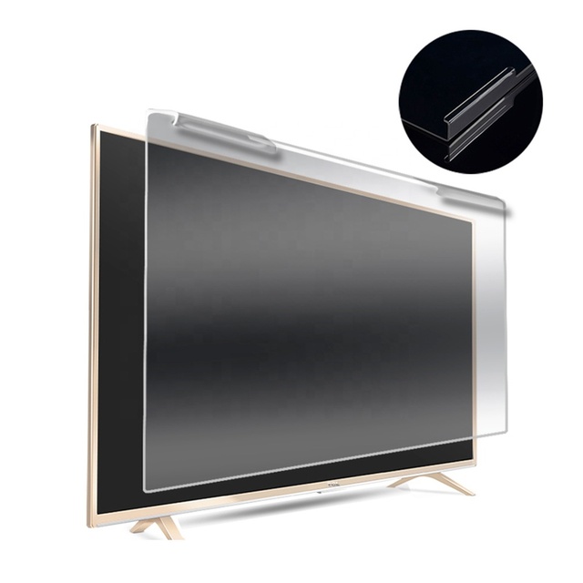 Easy Tnstall HD Plastic 55 Inch UV Glass 65 Inch Television Acrylic TV Screen Protector