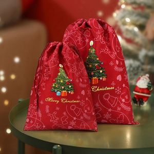 Nouveauté : Sac cadeau de Noël écologique et durable en non-tissé de 4 pouces, inspiré des bonbons pour le shopping de la veille de Noël - Product Image 5