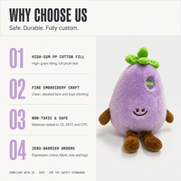Porte-clés en peluche en forme de gâteau roulé à la fraise avec texte brodé, jouet en peluche doux en forme de dessert, cadeau