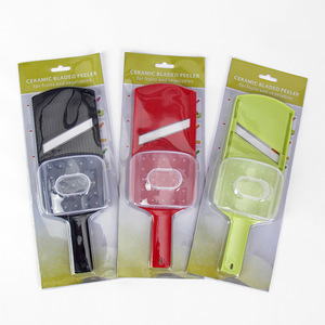 Pelapatate Manuale con Lame in Ceramica e Manico in Plastica, Multifunzione <span class=keywords><strong>per</strong></span> Uso Domestico in Cucina, Facile da <span class=keywords><strong>Pulire</strong></span> - Product Image 2