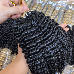 Extensions de <span class=keywords><strong>cheveux</strong></span> au crochet bouclés crépus pré-bouclés en <span class=keywords><strong>cheveux</strong></span> humains vierges 100 % naturels non traités de couleur naturelle du Cambodge <span class=keywords><strong>pour</strong></span> <span class=keywords><strong>tissage</strong></span> de <span class=keywords><strong>cheveux</strong></span> - Product Image 3