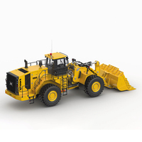 HUINA Kabolite K988 K988-100S 1/14 entièrement en métal Rc Bulldozer professionnel télécommande hydraulique chargeuse sur pneus modèle de Construction