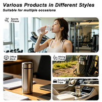 Gobelet en plastique Tritan transparent de 500 ml, tasse réutilisable avec paille pour le bureau, la maison, l'usage quotidien, impression personnalisée