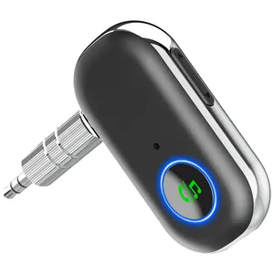 Wireless bluetooth receiver with 3.5mm aux jack for speaker Car Aux Wireless 5.1 transmitter receiver BR08