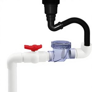 PVC Transparentes Rückschlagventil für Küchenspüle, Abflussrohr, Einweg-Anti-Rückfluss, Anti-Geruch, 50mm Wasser, Zhejiang, Ohne Abdichtung - Product Image 5