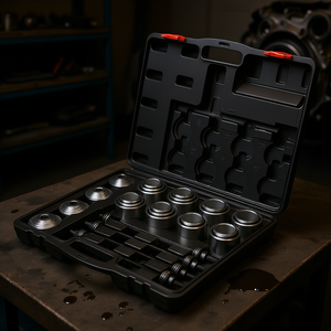 Kit de Extracción de Rodamientos de Acero, 36 Piezas, Estuche Rígido, Herramienta de Desmontaje de Automóviles, Juego de Prensas y Extractores - Product Image 2