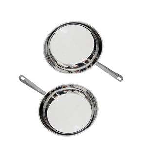 Nuevo diseño, gran oferta, precio bajo, utensilios de cocina personalizados, accesorios de cocina, sartén de acero inoxidable con mango largo de 24 cm de Bangladesh - Product Image 4