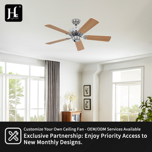 Ventilador de techo de 41 pulgadas con luz, muy vendido: ventilador decorativo de 5 aspas de MDF con motor de CA y kit de iluminación - Product Image 5