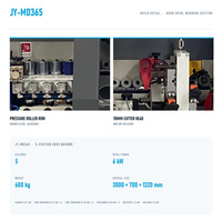 JY-MD365 Bandeuse de chants automatique, machine à bois 6 kW pour armoires et placards, idéale pour les petites et moyennes usines de meubles