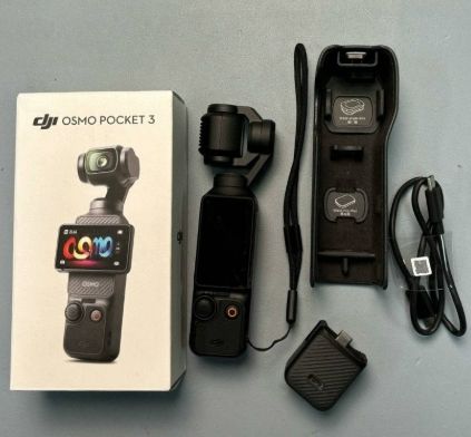 DJI Osmo Pocket 3 - Compact Vlog Camera with AI Tracking