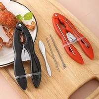 Offre Spéciale : Kit de Dégustation de Crabe en Acier Inoxydable Détachable – Fourchette, Cuillère, Aiguille, Pince
