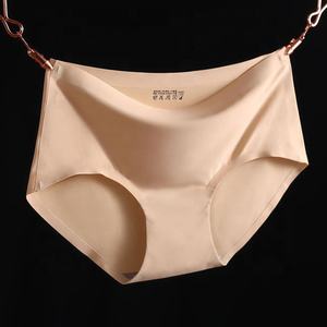 Sous-vêtements découpés au laser pour femme, culottes sans couture, grandes tailles pour femmes # Vêtements pour adultes 39;s Clothing, nylon uni teint, taille mi-haute, séchage rapide - Product Image 5