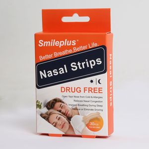 Fabricante de tiras nasales, venta directa, exclusivamente para comercio electrónico transfronterizo, dispositivo antirronquidos, ayuda para dormir, desobstrucción nasal - Product Image 1
