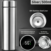 Gobelet isotherme en acier inoxydable avec affichage intelligent de la température et strass, idéal pour les boissons quotidiennes – Vente directe usine