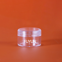 Fuyun Fabricants Vente en Gros pour Mini Pots d'Échantillon en Plastique Transparent 3g 5g 10g 15g 20g PS pour Cosmétiques Shampooing pour les Yeux Faux Cils