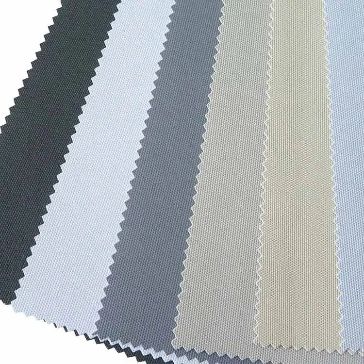 High-quality line double blackout roller blinds windows plain blackout fabric 50 m polyester manufacturer for rolling blinds