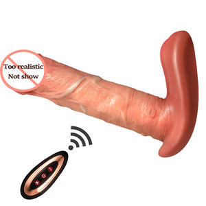 Kovida weibliche Mastur bator Zunge lecken Silikon Fernbedienung Heizung Teleskop dildo Vibrieren für Frauen Vibrations dildo - Product Image 4