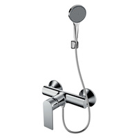 Robinet mural moderne en laiton chromé Ensemble de douche pour salle de bain Ensemble de douche Robinet de baignoire
