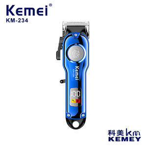 Tondeuse à cheveux numérique Kemei Km 234, corps métallique, écran LCD, tondeuse électrique professionnelle pour hommes et animaux de compagnie - Product Image 3
