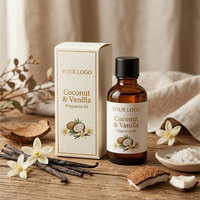 Huile parfumée à la noix de coco et à la vanille, huile aromatique de qualité supérieure longue durée pour diffuseur, fabrication de bougies, spa à domicile