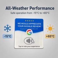 Support NFC programmable personnalisé avec QR code pour cartes-cadeaux Google Play, avis, réseaux sociaux, contrôle d'accès, carte de paiement en plastique