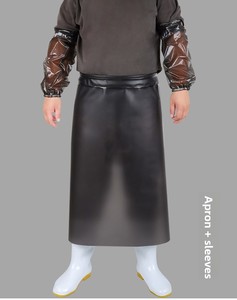 Tablier <span class=keywords><strong>de</strong></span> cuisine et <span class=keywords><strong>de</strong></span> <span class=keywords><strong>restaurant</strong></span> unisexe, écologique, réutilisable, en TPU, sans manches, imperméable, résistant à l'huile, aux acides et aux alcalis - Product Image 5