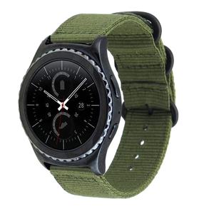 Bracelet de sport en nylon tissé pour <span class=keywords><strong>Samsung</strong></span> <span class=keywords><strong>Galaxy</strong></span> <span class=keywords><strong>Gear</strong></span> S3 <span class=keywords><strong>S2</strong></span> bandes classiques Amazfit 18mm 24mm 22mm 20mm bande de tissu - Product Image 4