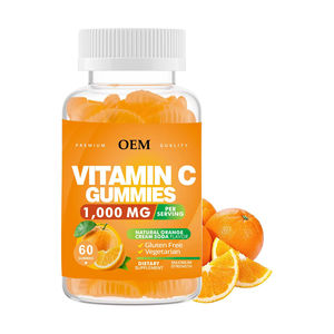 Gummies de Vitamine C 1000mg OEM pour Adultes et Enfants, Multivitamines avec Zinc et Extraits de Plantes pour le Soutien Immunitaire et le Collagène - Product Image 1