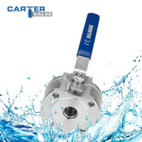 Válvula de Mariposa de Acero Inoxidable 304 CF8 Tipo Wafer Manual de Paso Completo con Sello de PTFE para Agua, Alimentos y HVAC PN16 ANSI Clase 150 ISO OEM Base