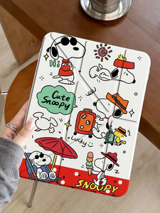 Cute Snoopy Cartoon iPad Case Shockproof Protective Cover for iPad Air5/6/7 iPad 9/<b>10</b> Gen Pro 11 <b>Inch</b> Apple <b>Tablet</b> - Product Image 5