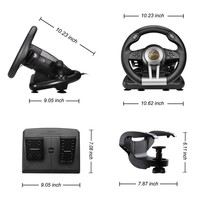 Volante PXN V3II 180 °   Volante de Carreras para Juegos de PC con Pedales Lineales y Palancas de Cambio para PC, PS4, Xbox y Switch