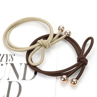 Serre-tête élastique coréen, 10 pièces, en Nylon, nœud noué à la main, perles, accessoires pour cheveux, offre spéciale