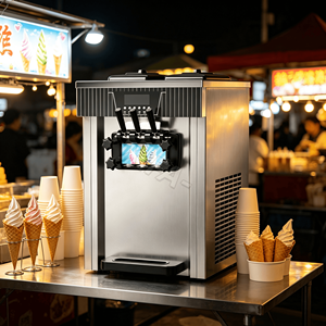 Máquina de Helados Comercial Independiente con Tolva Grande de 2x6L, Congelación Rápida y Rendimiento Estable para Heladería - Product Image 2